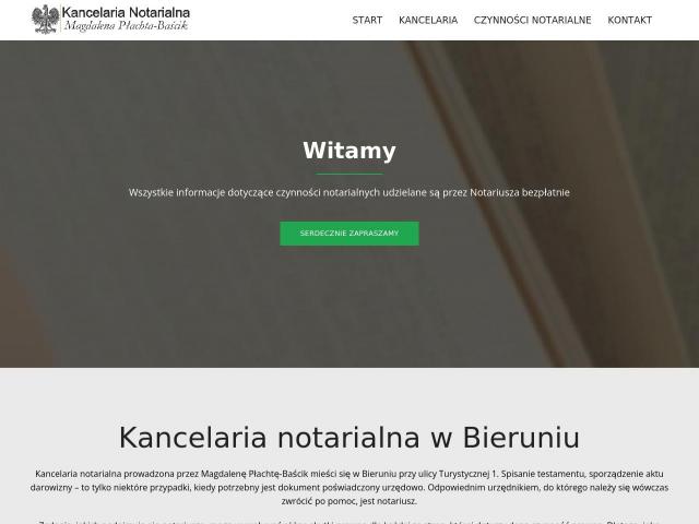 KANCELARIA NOTARIALNA MAGDALENA PŁACHTA-BAŚCIK