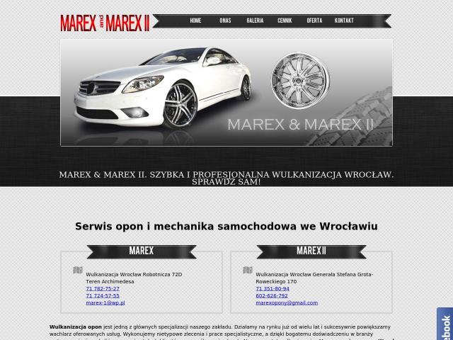 Marex II. Tłumiki. Serwis opon. Części. Traczyk A.